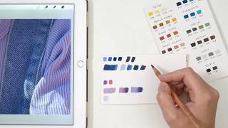 Color Matching: Denim Blue & Lilac