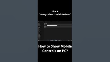 [Unreal Engine 5.1] How To Show Mobile Joysticks on PC?