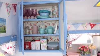 Ideas para decorar caravanas y autocaravanas estilo vintage y shabby-chic