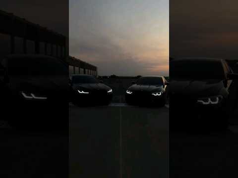 سيارة بي ام دبليو سوداء مظلمة ومخيفة 