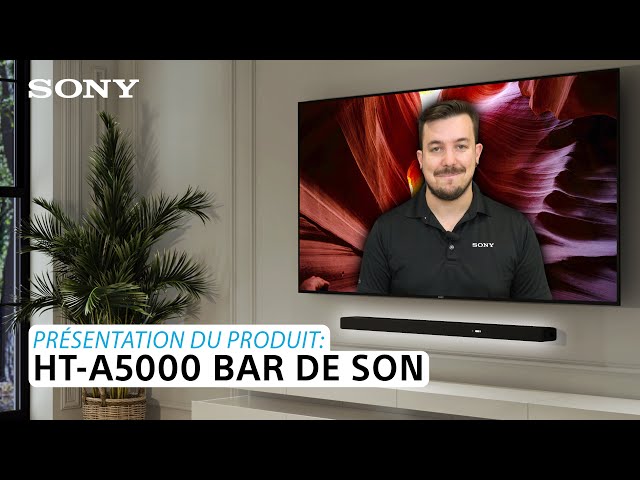 Barre de son Sony HT-A5000 5.1.2 avec technologie Dolby Atmos