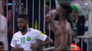 هدف فهد المولد على اليابان بتعليق رؤوف خليف | السعوديه واليابان 1-0 - تصفيات كاس العالم 2018