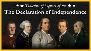 Timeline Of The Signers Of The Declaration Of Independence