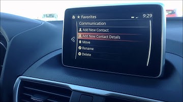 How to Add a Contact to Favorites | 2014 Mazda3 Grand Touring