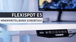 Flexispot E5 - Elektrisch Höhenverstellbarer Schreibtisch Im Test | Techupdate