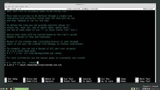 046 Scheduling Processes With Crontab And Init D