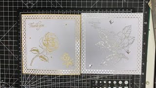 30 July 2021heat embossing thank you card