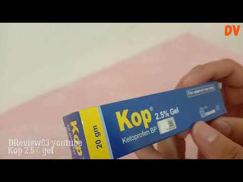 Kop Ketoprofen 2.5% gel painkiller DReview83