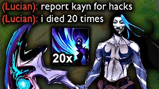 Report Kayn For Hacks