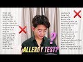ALLERGY TEST 🚫 - First Time Results [surprising]