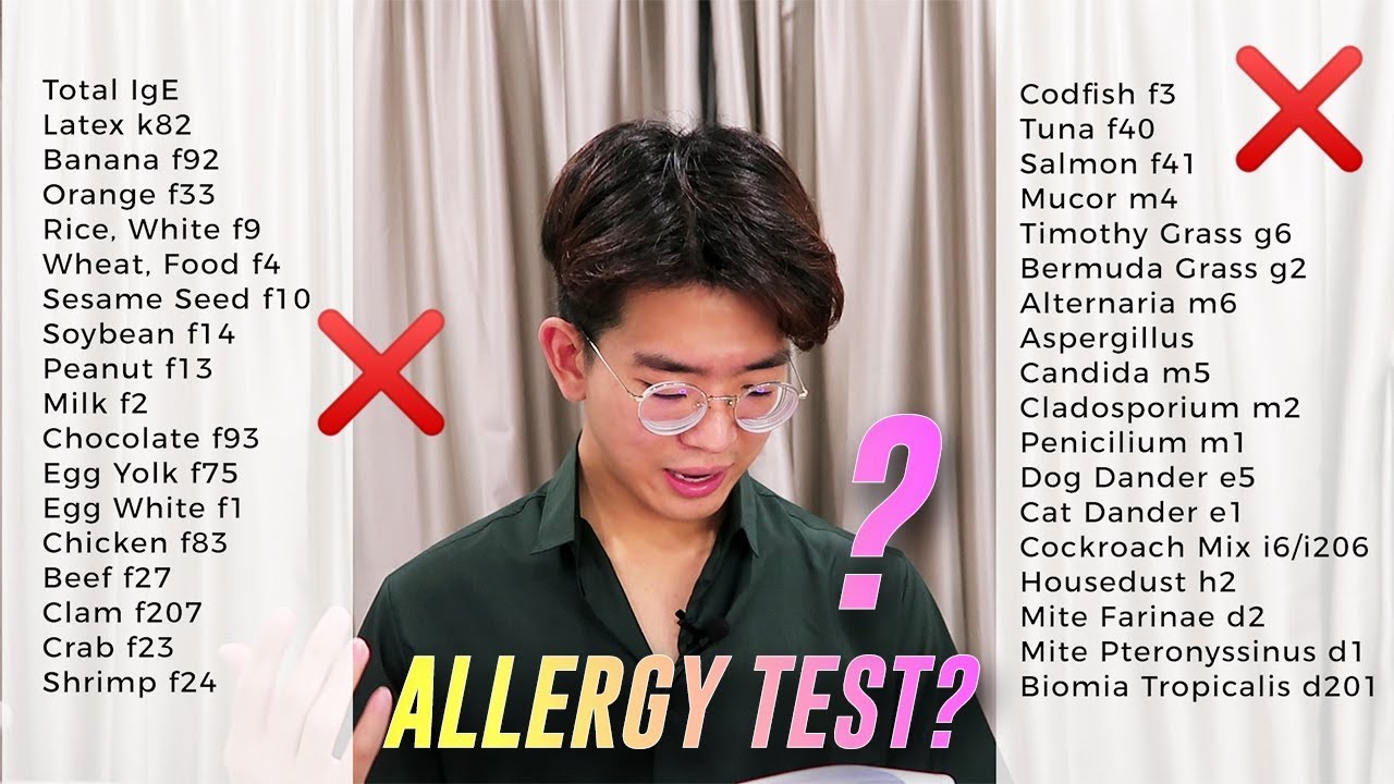 ALLERGY TEST 🚫 First Time Results [surprising] YouTube