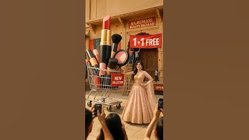 POV: If it’s 1+1, it’s mine — weight doesn’t matter😌 #cgi #kling #ai #aiart #makeup #beautyproducts