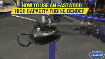 How to Bend Tubing for Roll Cages - Go Cart Chassis & More! High Capacity Tubing Bender - Eastwood