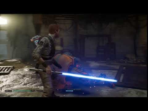 STAR WARS Jedi: Fallen Order. Haxion Brood Bounty Droid Execution.