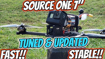 Betaflight Firmware & PID Tune Update on my Source One 7" Long Range Quad | Smooth Test Flight!!