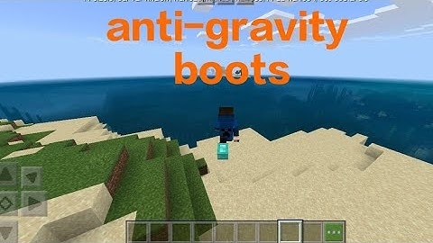 how to make anti-gravity boots in Minecraft | 1.16+ | command block tutorial