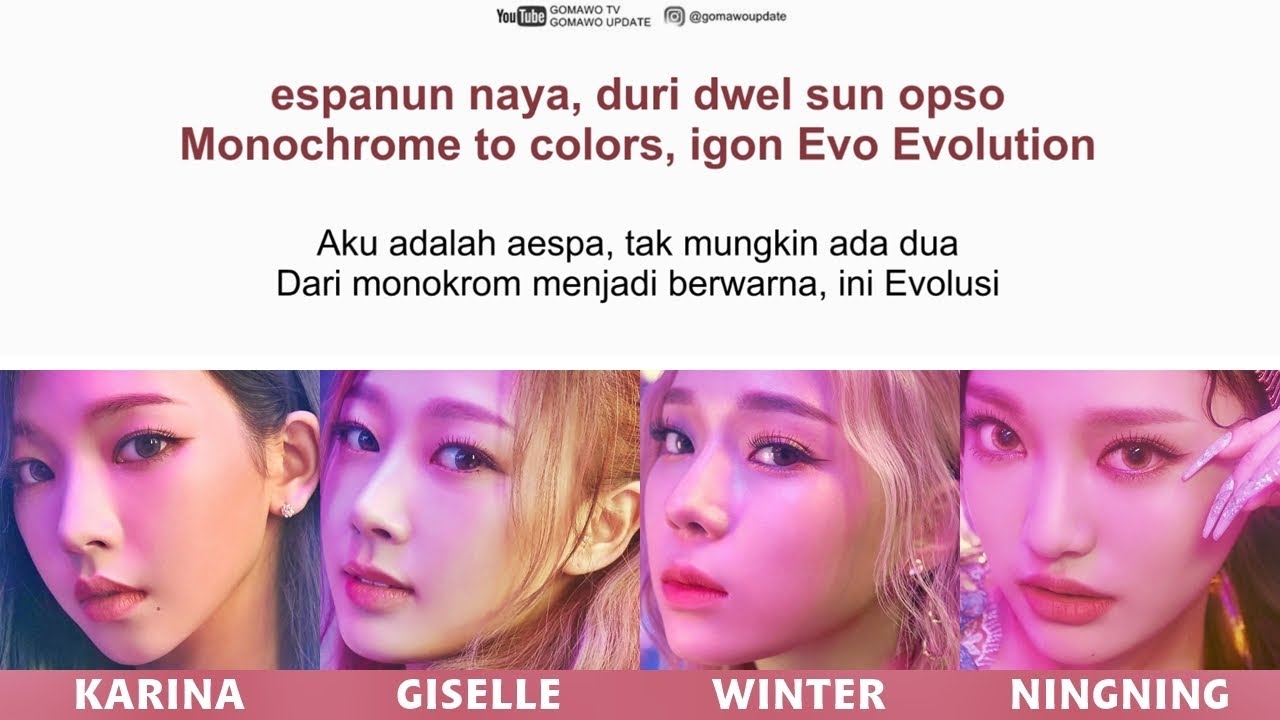 aespa - Black Mamba EASY LYRICS/INDO SUB by GOMAWO