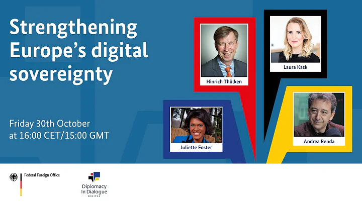 Strengthening Europe´s digital sovereignty #diplotalk