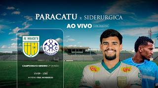 PARACATU X SIDERÚGICA  |  RODADA 1  CAMPEONATO MINEIRO 2ª DIVISÃO 2026