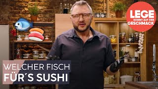 The right fish for PERFECT sushi 😍🍣 | Lege develops a taste for it