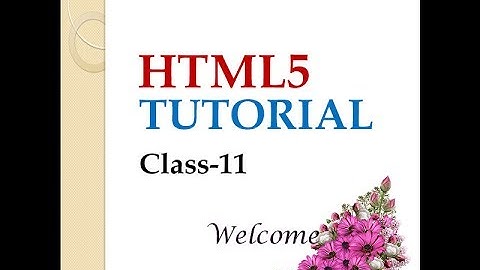 HTML5 Tutorial for Beginners in Bangla Class 11 || HTML Links - Create a Bookmark