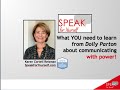 What You Need to Learn from Dolly Parton about Communicating with Power