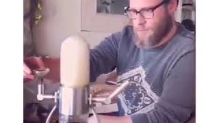 Famous Seth Rogan Smoking a Bong From The Future Wealth