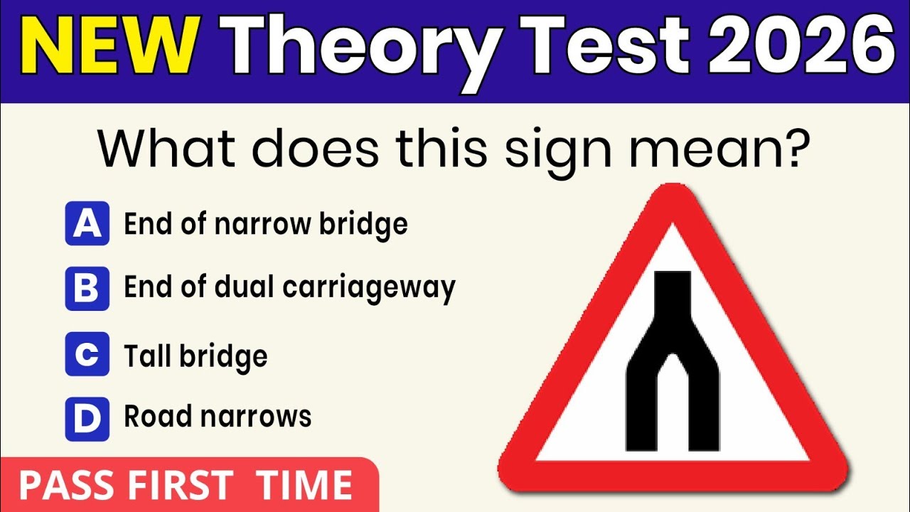 Подготовка к теоретическому экзамену 2026 года в Великобритании | Новые вопросы в стиле DVSA | Сд...