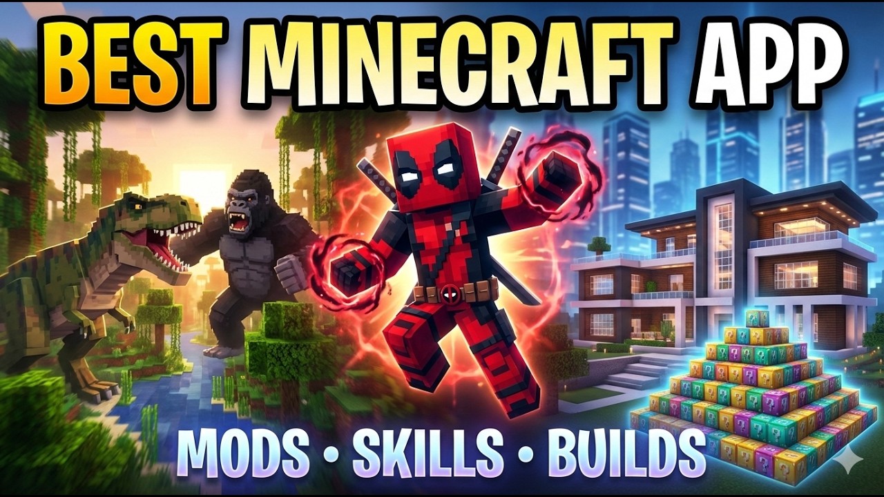 Testing Best Minecraft Apps 🔥 Mods, Builds & Skins! - YouTube