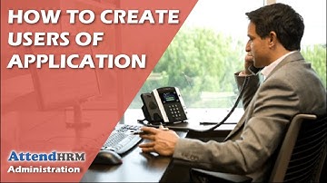 How to create users of application in Lenvica HRMS.