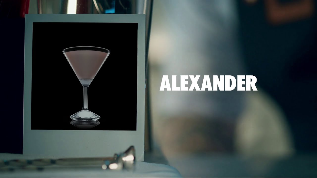 ALEXANDER DRINK RECIPE HOW TO MIX YouTube