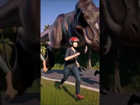 T-Rex hunts Humans
