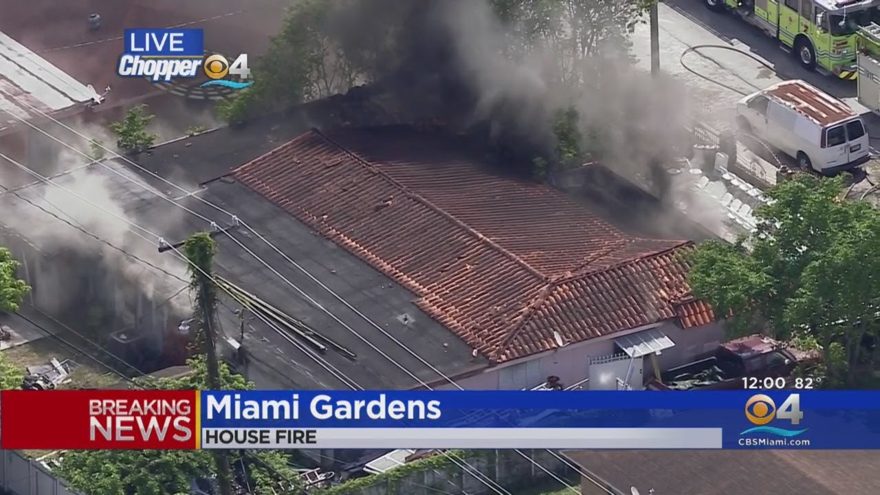 House Fire Reported In Miami Gardens - YouTube