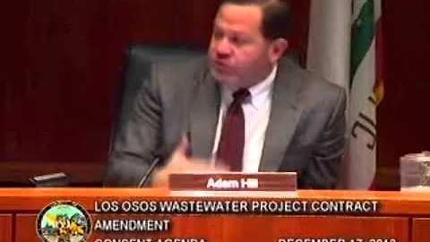 SLO BoS Adam Hill chastises Mecham over LOWWTP