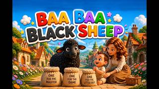 WOO-HOO! 🐑 BAA BAA BLACK SHEEP! A Gentle Sing-Along & Snuggle Rhyme for Babies | Toon Nest TV