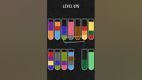 water sort puzzle - level 675