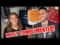 TOP 10 MOST COMPLIMENTED FRAGRANCES JUDGED BY ATHENA!