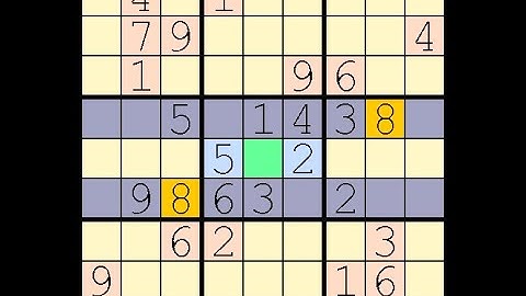How to Solve Washington Times Sudoku Difficult  5 August, 2024