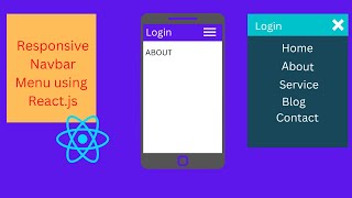 Responsive Navbar/Menu using React.Js in 2022 || Including Hooks, React Router