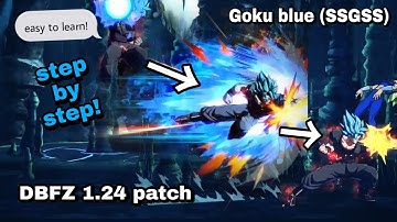 [#DBFZ] Goku blue elbow loops! A How to guide & practical routes!