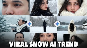Instagram Viral Snow Ai Trend Photo Editing 100% Free 🔥 | Snow Ai Trend | Gemini Photo Editing 