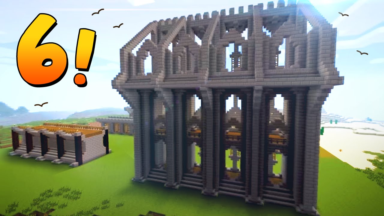 6 Epic Wall Designs Ideas For Castles Towns Minecraft