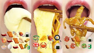 asmr 10 MINUTES FOR DELICIOUS EMOJI FOOD CHALLENGE 10분 맛있는 이모지먹방(배에서 꼬르륵..) MUKBANG eating sounds