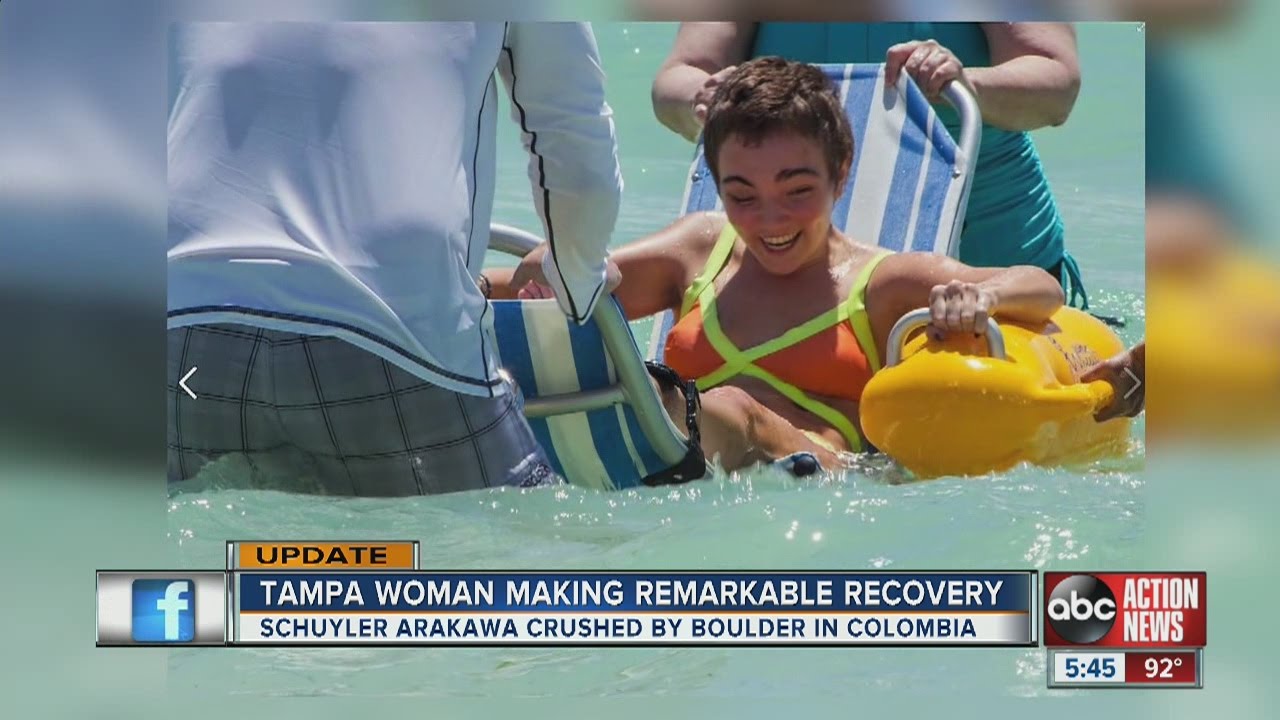 Exclusive: Tampa woman continues remarkable recovery after being hit by boulder
