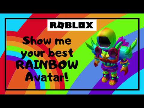 Roblox Show Me Your Best Rainbow Avatar Youtube - rainbow bombs roblox