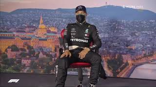 Valtteri Bottas in Press Conference after Qualifying Hungarian GP 2020