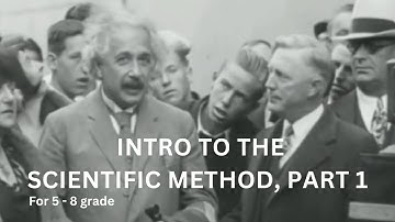 Intro to the Scientific Method, Part 1. For Elementary School students and beyond. NGSS noted.