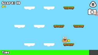 Pou app in Sky Hop games score 20 screenshot 5