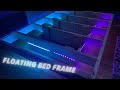 DIY Floating queen size bed frame | How To 2021