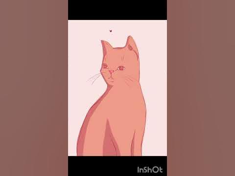Кот, анимация. Оцените работу, на рисование ушло 6 часов #shorts #short ...